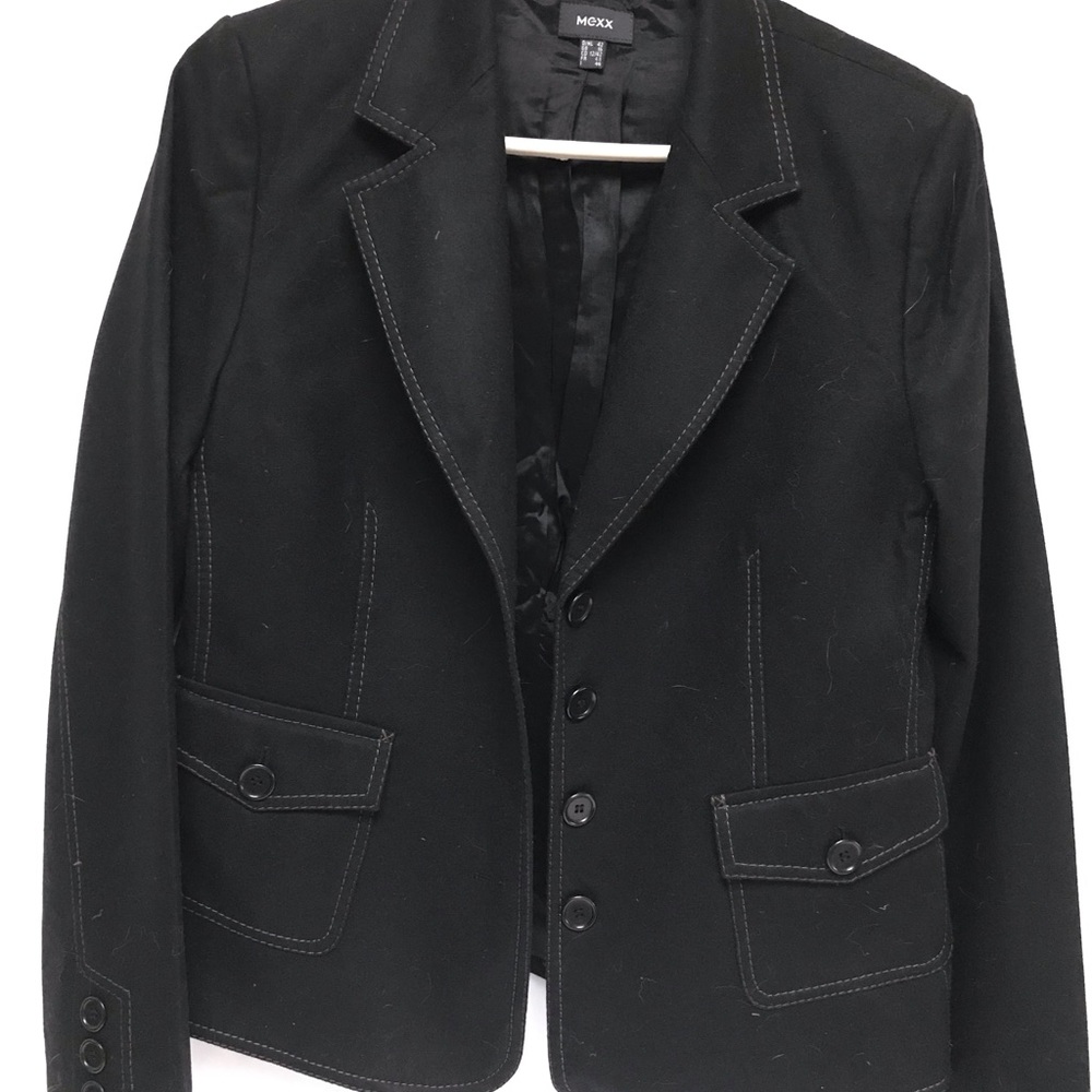 Spanish Mexx Brand wool suit with top stitching